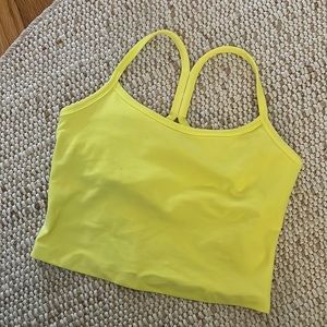 Beyond Yoga Bright Yellow Tank